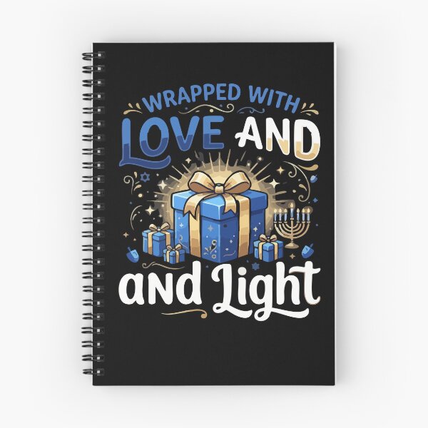 Item preview, Wrapped with Love and Light Chanukah Celebration designed and sold by YASSINE HZ.