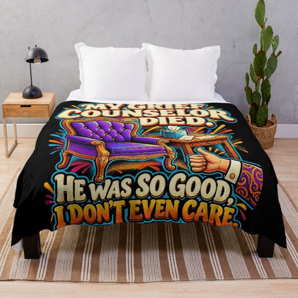 Item preview, Grief Counselor Dark Humor — Morbid Therapy Joke designed and sold by Uglyandcute.