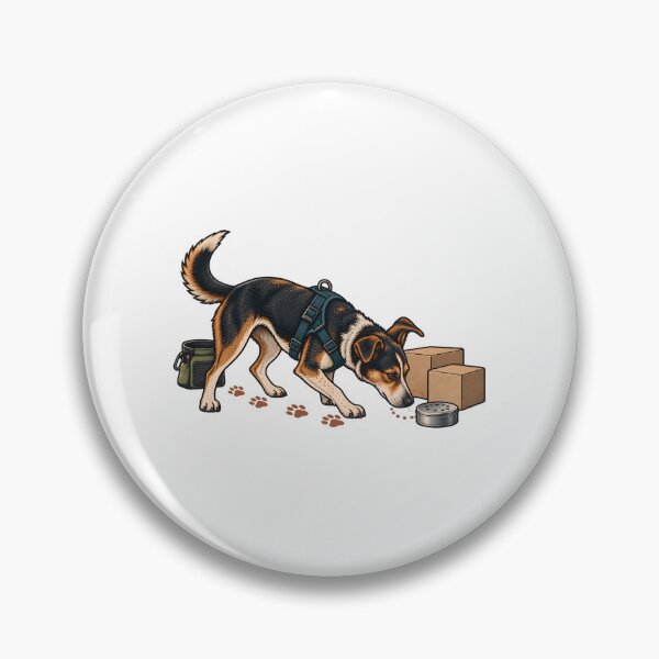 Item preview, Dog Scent Work Search Emblem designed and sold by Philippa Shop.