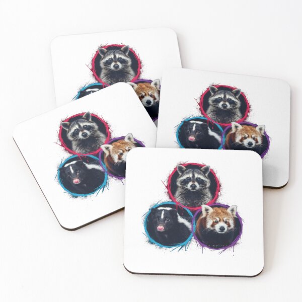 Item preview, Night Trash Panda Crew Funny Raccoon Friends designed and sold by Redgiant87x.