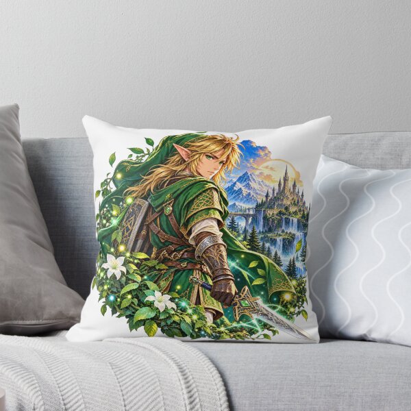 Item preview, Fantasy Elf Warrior Green Tunic Adventure designed and sold by Mystic Wild Studio.