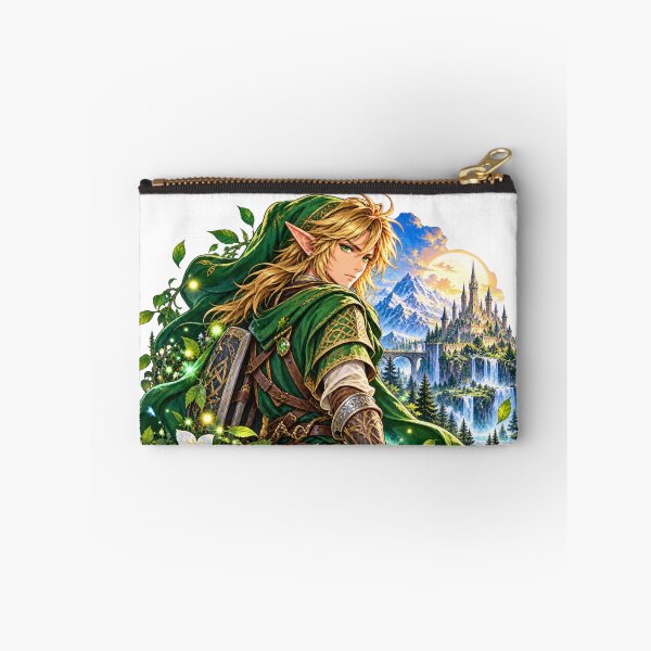 Item preview, Fantasy Elf Warrior Green Tunic Adventure designed and sold by Mystic Wild Studio.