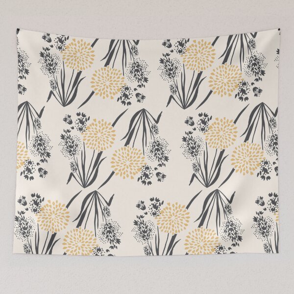 Item preview, Grounded Grace Summer L - Blue grey & yellow designed and sold by IndigoJayStudio.