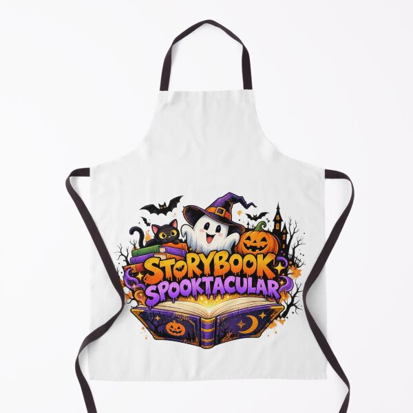 Item preview, Storybook Spooktacular Halloween Reading Event Cute Ghost Black Cat Librarian Teacher Gift designed and sold by IRON WINGS /USAF.