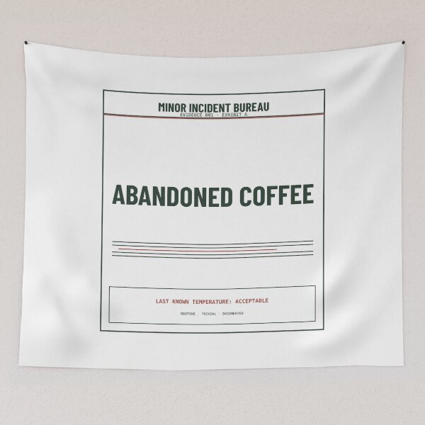 Item preview, Abandoned Coffee Light | Funny Bureaucratic Incident Design designed and sold by MinorIncidentBureau.