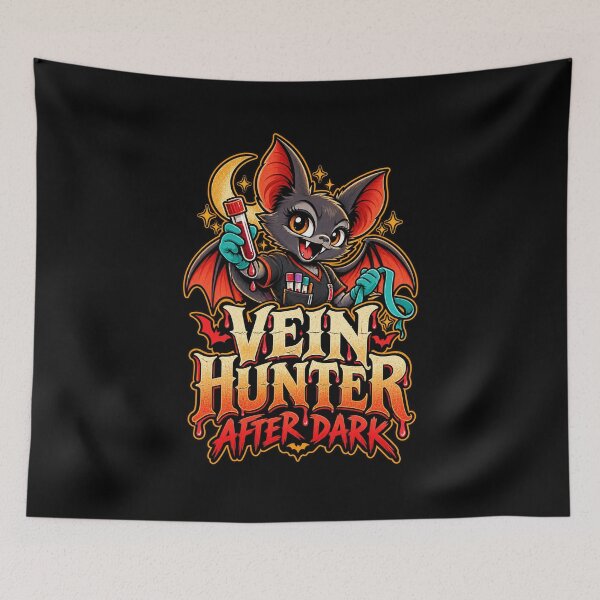 Item preview, Funny Phlebotomist Halloween Vein Hunter After Dark designed and sold by MOTIFOLK.