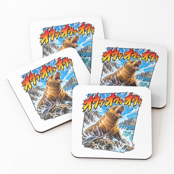 Item preview, Sea Lion Ou Ou Ou Comic Art designed and sold by wildlifethings.