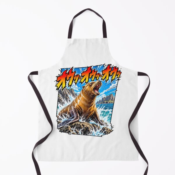Item preview, Sea Lion Ou Ou Ou Comic Art designed and sold by wildlifethings.