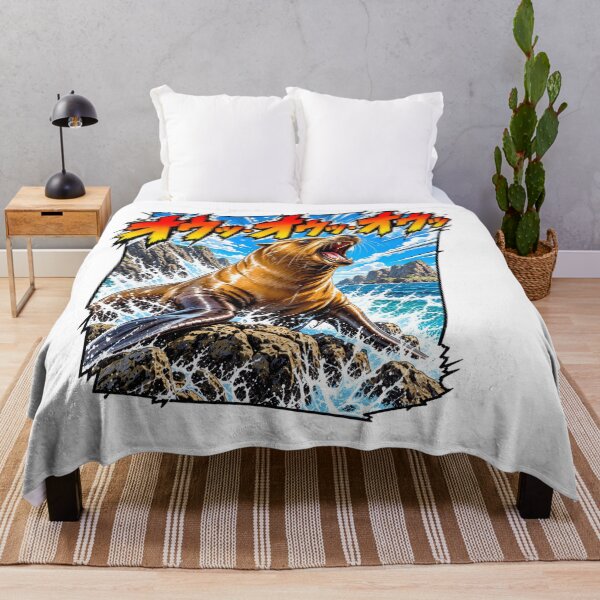 Item preview, Sea Lion Ou Ou Ou Comic Art designed and sold by wildlifethings.