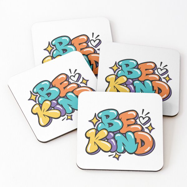 Item preview, Be Kind Colorful Graffiti Bubble Lettering Positive Quote designed and sold by FemmePod.
