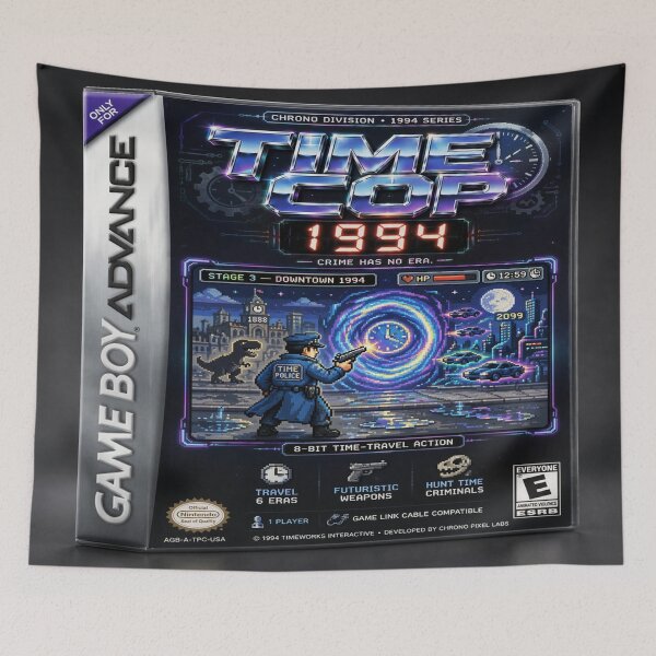 Item preview, video game box art for "TIMECOP". designed and sold by JMAVILA ART.