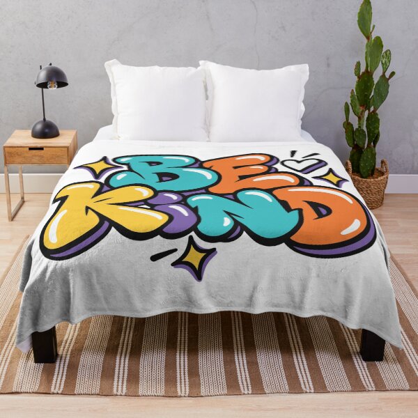 Item preview, Be Kind Colorful Graffiti Bubble Lettering Positive Quote designed and sold by FemmePod.