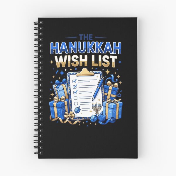 Item preview, Hanukkah Wish List Jewish Holiday Celebration designed and sold by YASSINE HZ.