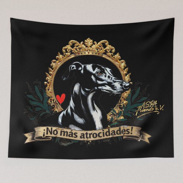 Item preview, GALOGO - Street Variations - No a la caza_10 - No more atrocidades designed and sold by GALOGO – Art for Sighthounds & Animal Welfare.