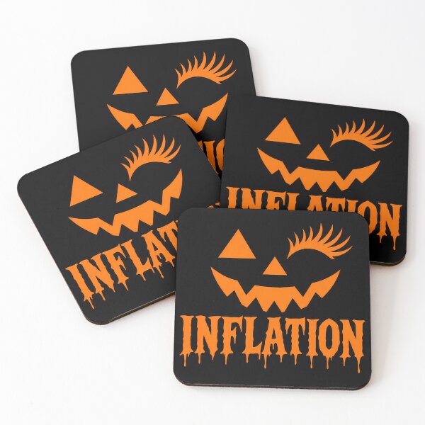 Item preview, Due to Inflation Funny Halloween Costume Pumpkin Face designed and sold by Rtcraftani.