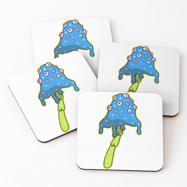 Item preview, Psychedelic Melting Blue Alien Mushroom designed and sold by Art by Sele.