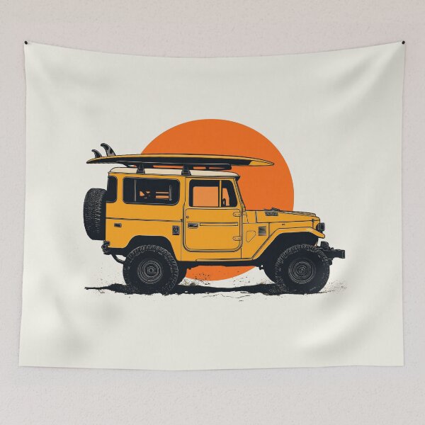 Item preview, Overland cruiser J40 Surf Beach Day designed and sold by blackdogshop.