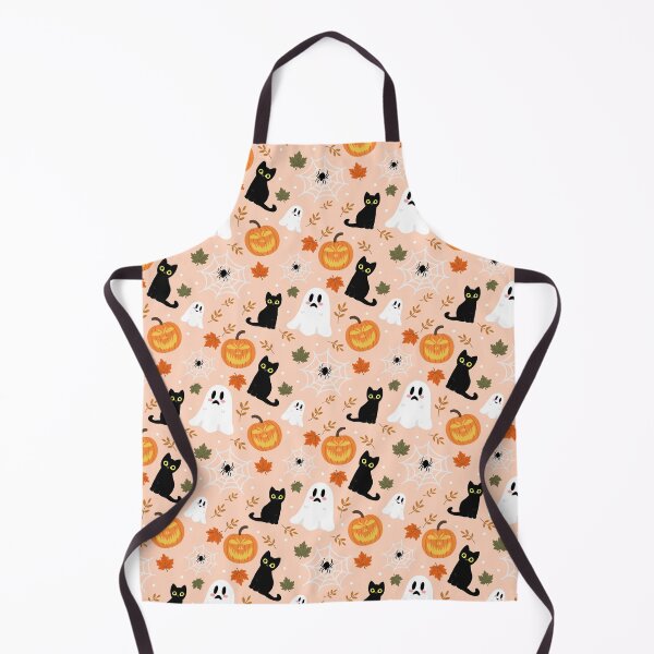 Item preview, Kitties and spooky ghosts designed and sold by KISMET_.