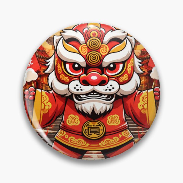 Item preview, Chinese Lion Dance 舞獅 | Lucky Lion Chinese New Year Celebration designed and sold by Fei Long Design Hub.
