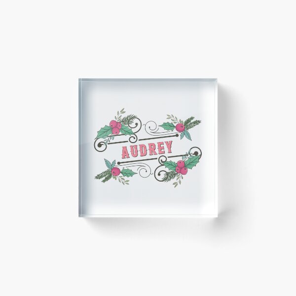 Item preview, Audrey Personalized Custom Christmas Name - Cool & Funny Design for Women and Girls designed and sold by Watsonarts.