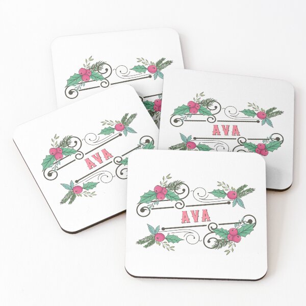 Item preview, Ava Personalized Custom Christmas Name - Cool & Funny Design for Women and Girls designed and sold by Watsonarts.