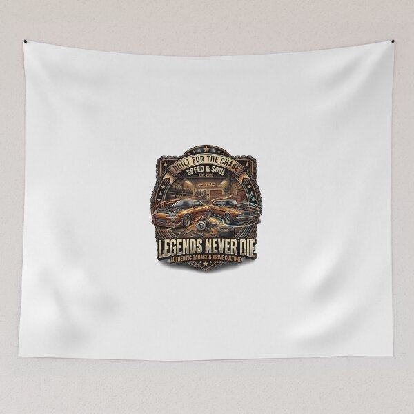 Item preview, Legends Never Die Retro Garage & Drive Culture Aesthetic designed and sold by EACREST.