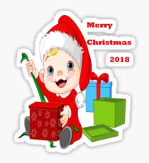 Merry Christmas 2018 Sticker