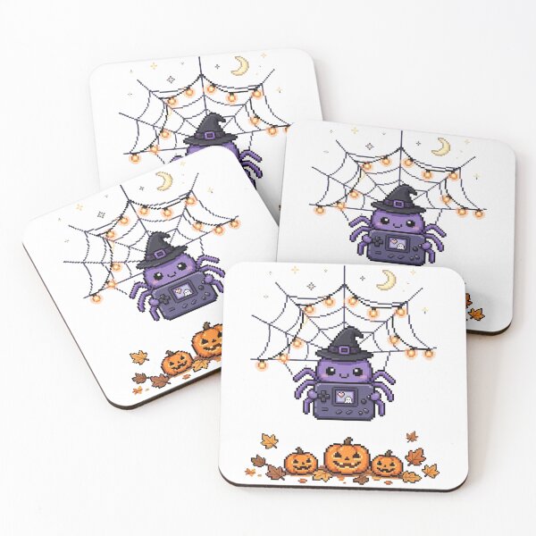 Item preview, Spider Gamer Pixel Art Halloween Witch Night designed and sold by Ebodega.
