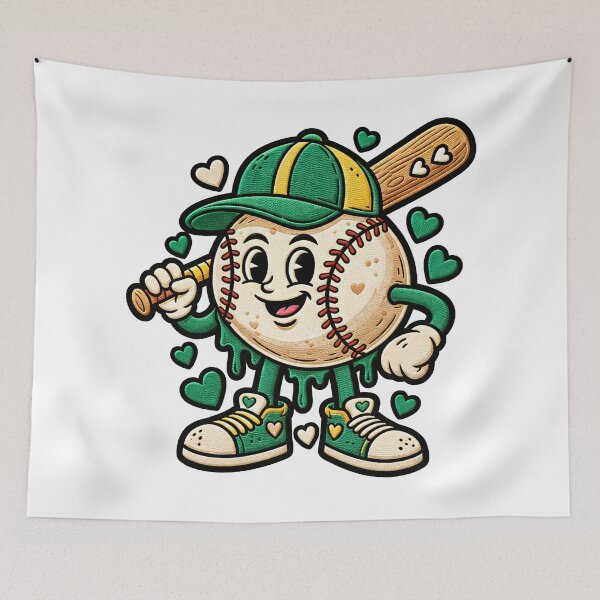 Item preview, Baseball Drip Dripping Heart Icecream Baseball designed and sold by ArtDesignTp.