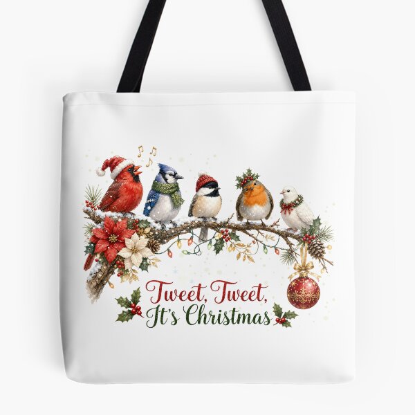 Item preview, Winter Birds Christmas – Tweet Tweet, It's Christmas designed and sold by JessArty.