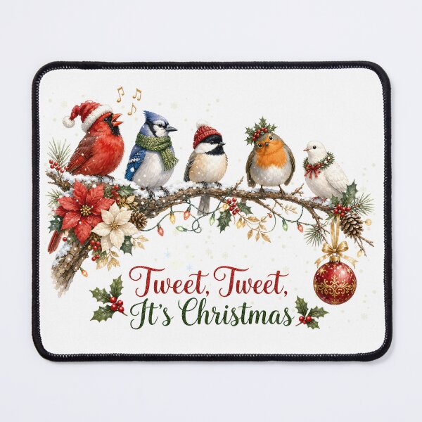 Item preview, Winter Birds Christmas – Tweet Tweet, It's Christmas designed and sold by JessArty.