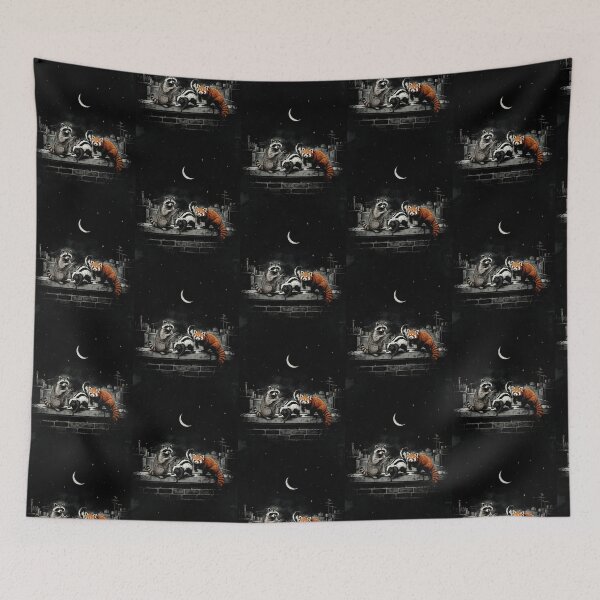 Item preview, Night Trash Panda Crew Adorable Animal Memes designed and sold by Redgiant87x.