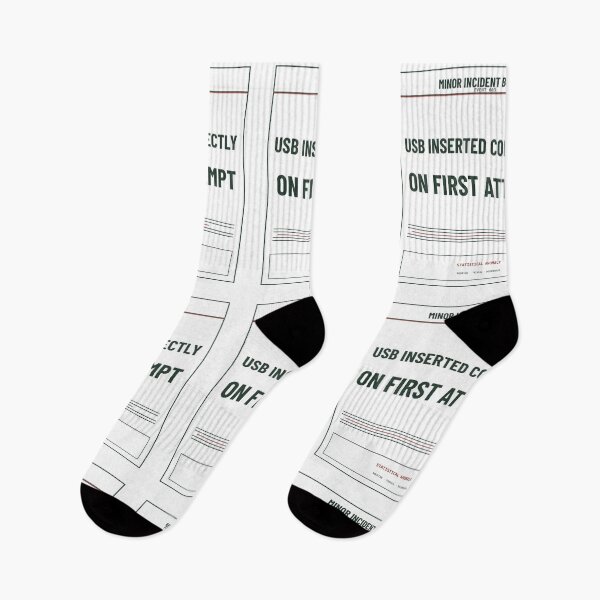 Item preview, Usb Inserted Correctly On First Attempt Light | Funny Bureaucratic Incident Design designed and sold by MinorIncidentBureau.