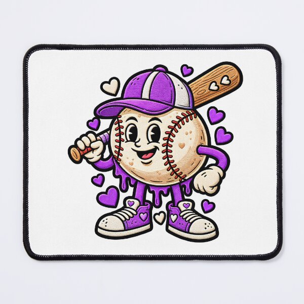 Item preview, Baseball Drip Icecream Heart Melting Baseball Art designed and sold by ArtDesignTp.