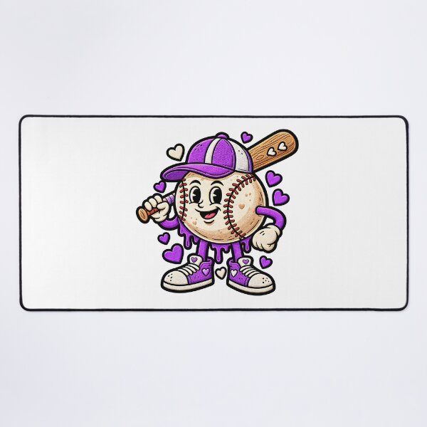 Item preview, Baseball Drip Icecream Heart Melting Baseball Art designed and sold by ArtDesignTp.
