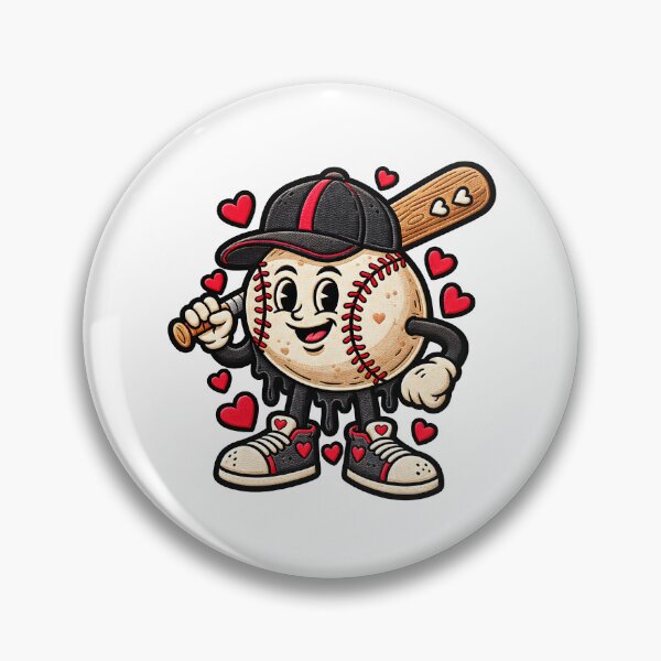 Item preview, Baseball Drip Heart Ice Cream Dripping Baseball designed and sold by ArtDesignTp.