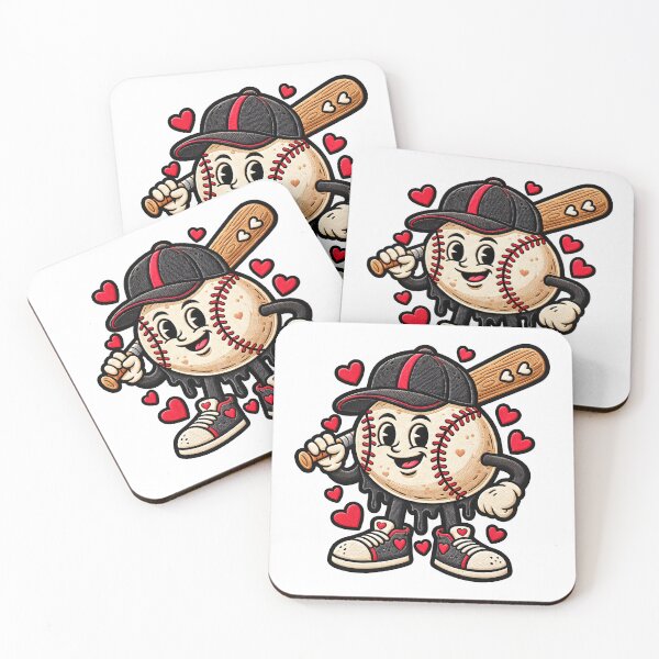 Item preview, Baseball Drip Heart Ice Cream Dripping Baseball designed and sold by ArtDesignTp.