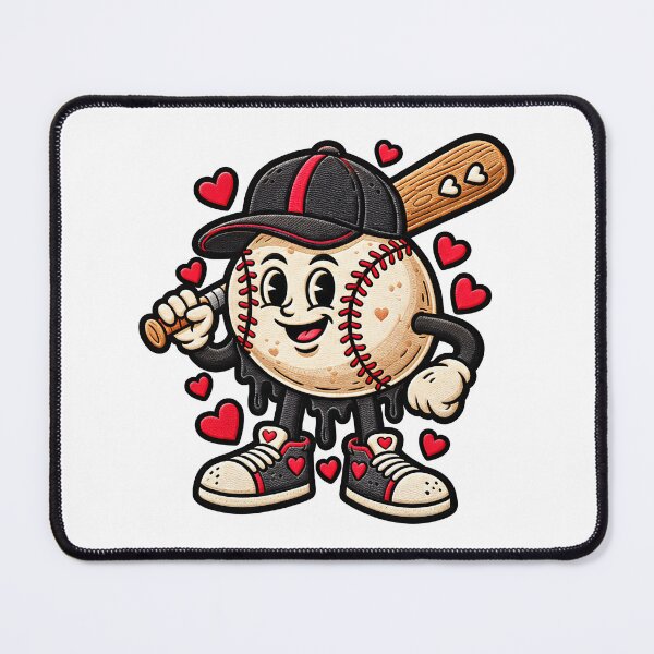 Item preview, Baseball Drip Heart Ice Cream Dripping Baseball designed and sold by ArtDesignTp.