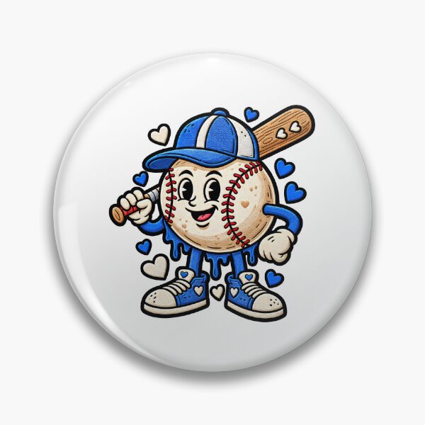 Item preview, Baseball Drip Icecream Heart Dripping Baseball Art designed and sold by ArtDesignTp.