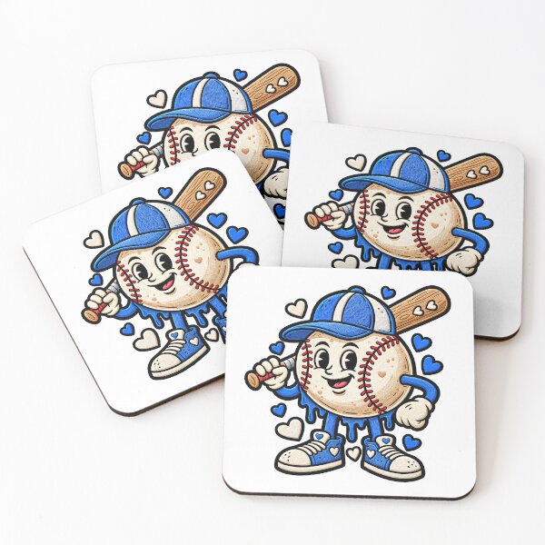 Artikelvorschau, Baseball-Tropfen-Eiscreme-Herz-Tropfen-Baseball-Kunst entworfen und verkauft von ArtDesignTp.