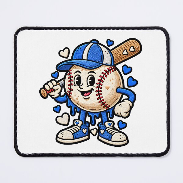 Item preview, Baseball Drip Icecream Heart Dripping Baseball Art designed and sold by ArtDesignTp.