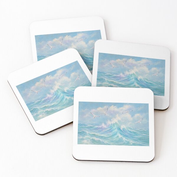 Item preview, Seagulls Over the Ocean  designed and sold by Jadedoodle.