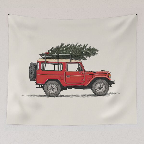Item preview, OverLand Cruiser J40 Christmas designed and sold by blackdogshop.