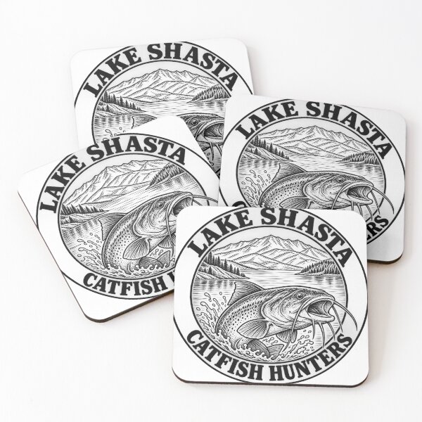 Item preview, Lake Shasta Catfish Hunters • California Fishing Emblem designed and sold by Tee Visions.