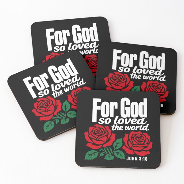 Item preview, John 3:16 For God So Loved The World designed and sold by plushism.