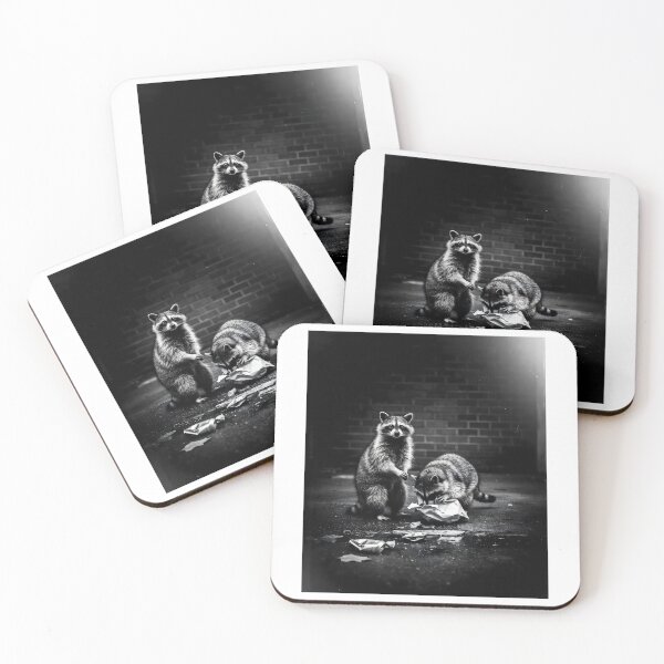 Item preview, Night Trash Panda Crew Quirky Wildlife Memes designed and sold by Redgiant87x.