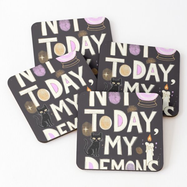 Item preview, Not Today, Demons designed and sold by Heathenicia.