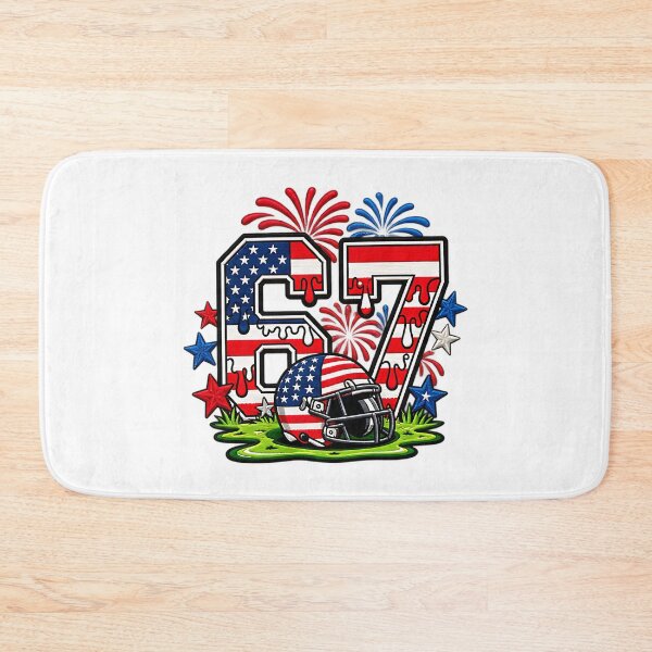 Item preview, 67 Funny Six Seven American Flag Football Patriot designed and sold by ArtDesignTp.