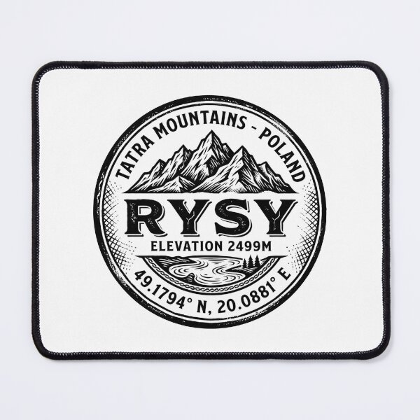 Item preview, Rysy Tatra Mountains Poland Elevation 2499m Hiking Badge designed and sold by jeshands.