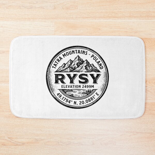 Item preview, Rysy Tatra Mountains Poland Elevation 2499m Hiking Badge designed and sold by jeshands.